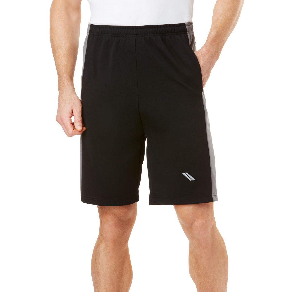 KingSize Big & Tall Ks Sport Power Wicking Shorts - Black steel