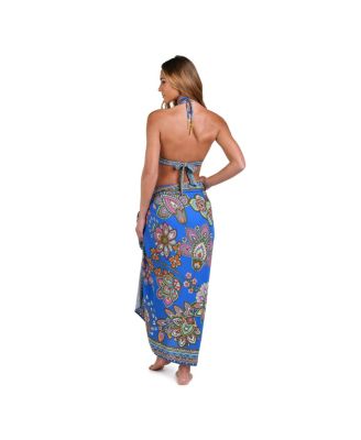 Women's Cover Up Swim Beatnik Blossoms Pareo