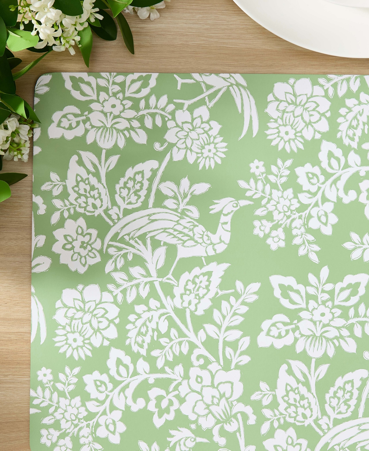 Laura Ashley Adain Palace Cork Placemats Set Of 4, 16" X 12" In Adain Palace