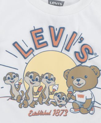 Baby Graphic T-Shirt & Denim Shorts, 2 Piece Set