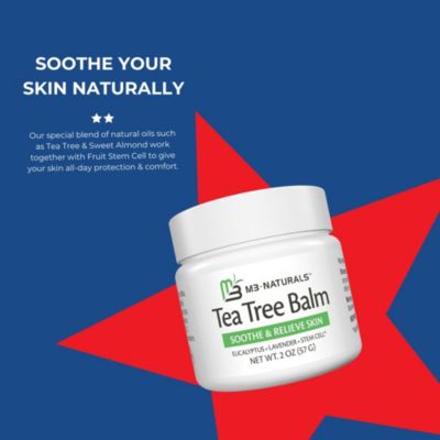 Naturals Natural Tea Tree Balm Infused with Almond Oil and Stem Cell | 2oz