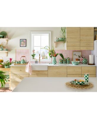 Emerald Check Medium Everyday Bowl, 80-oz.