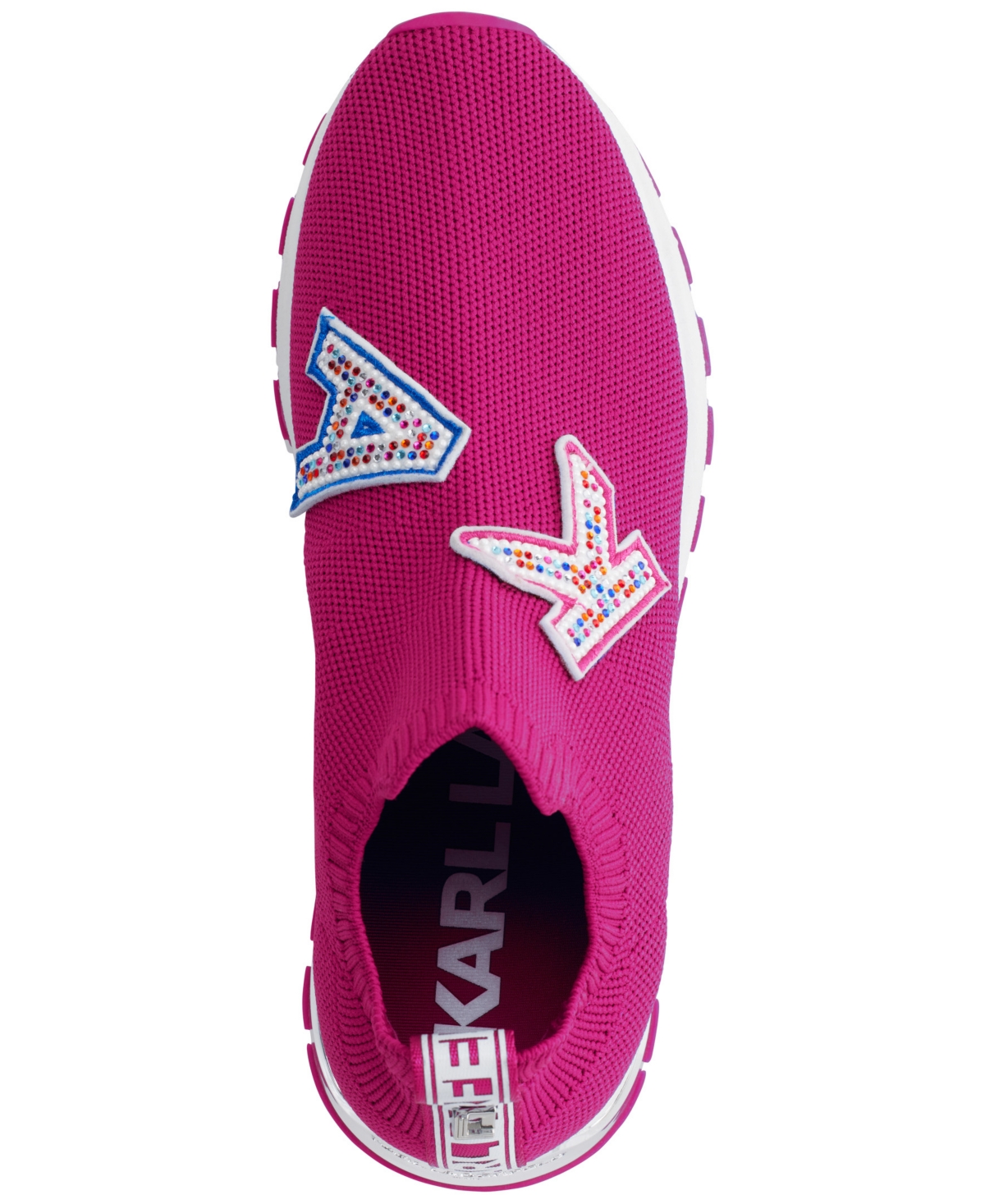 KARL LAGERFELD WOMEN'S MIRREN PATCH SLIP-ON SNEAKERS 
