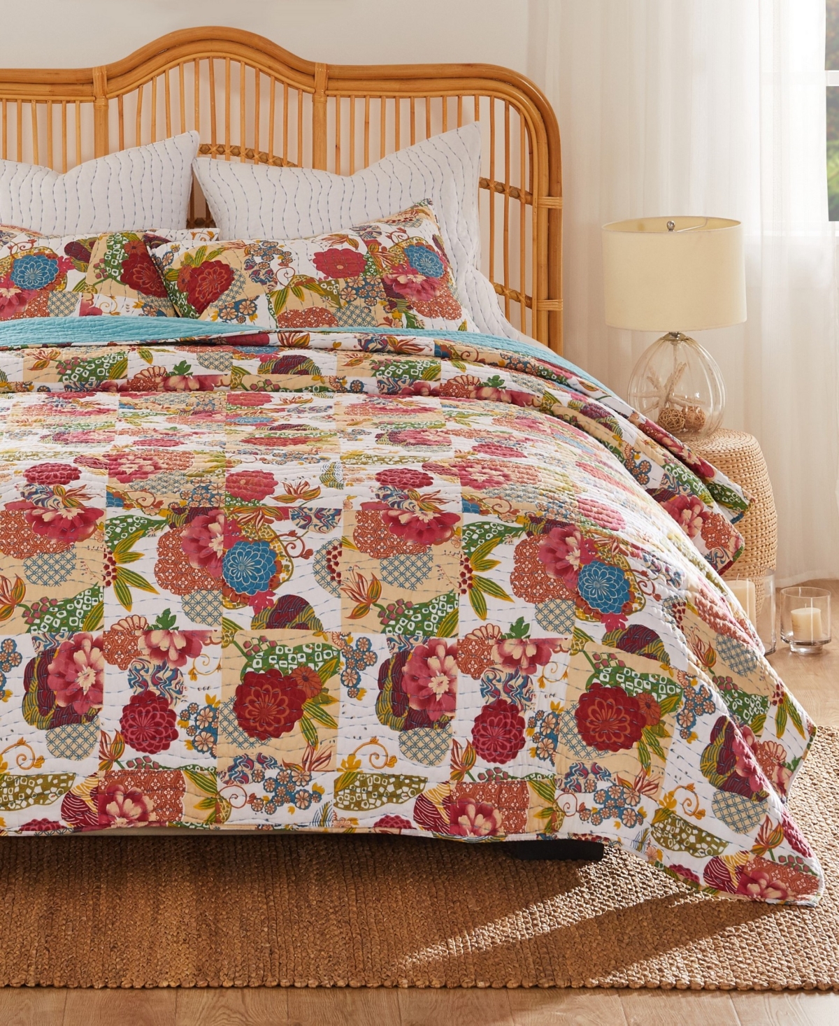 Greenland Home Fashions Jewel 2-pc. Quilt Set, Twin In White