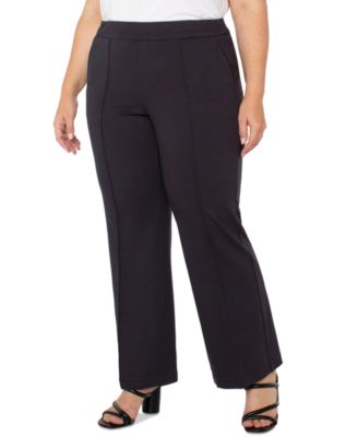 Liverpool Plus Size Pull On Wide Leg Pants