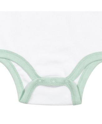 Starwars Baby Boys Mandalorian Yoda Layette Set Bodysuit Pant Bib Hat