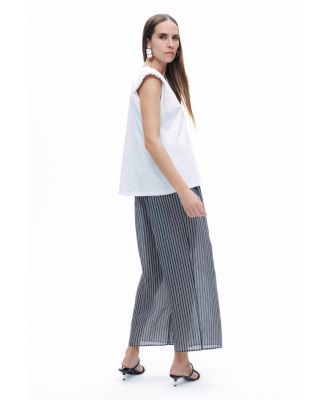 Women's Striped Sheer Pants