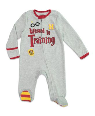 Baby Boys Zip Up Sleep N' Play Bib Blanket and Burp Cloth 4 Piece Outfit Set