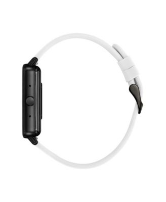 Women's Connect It Illume Smartwatch with Black Leather and White Silicone Band, 37mm