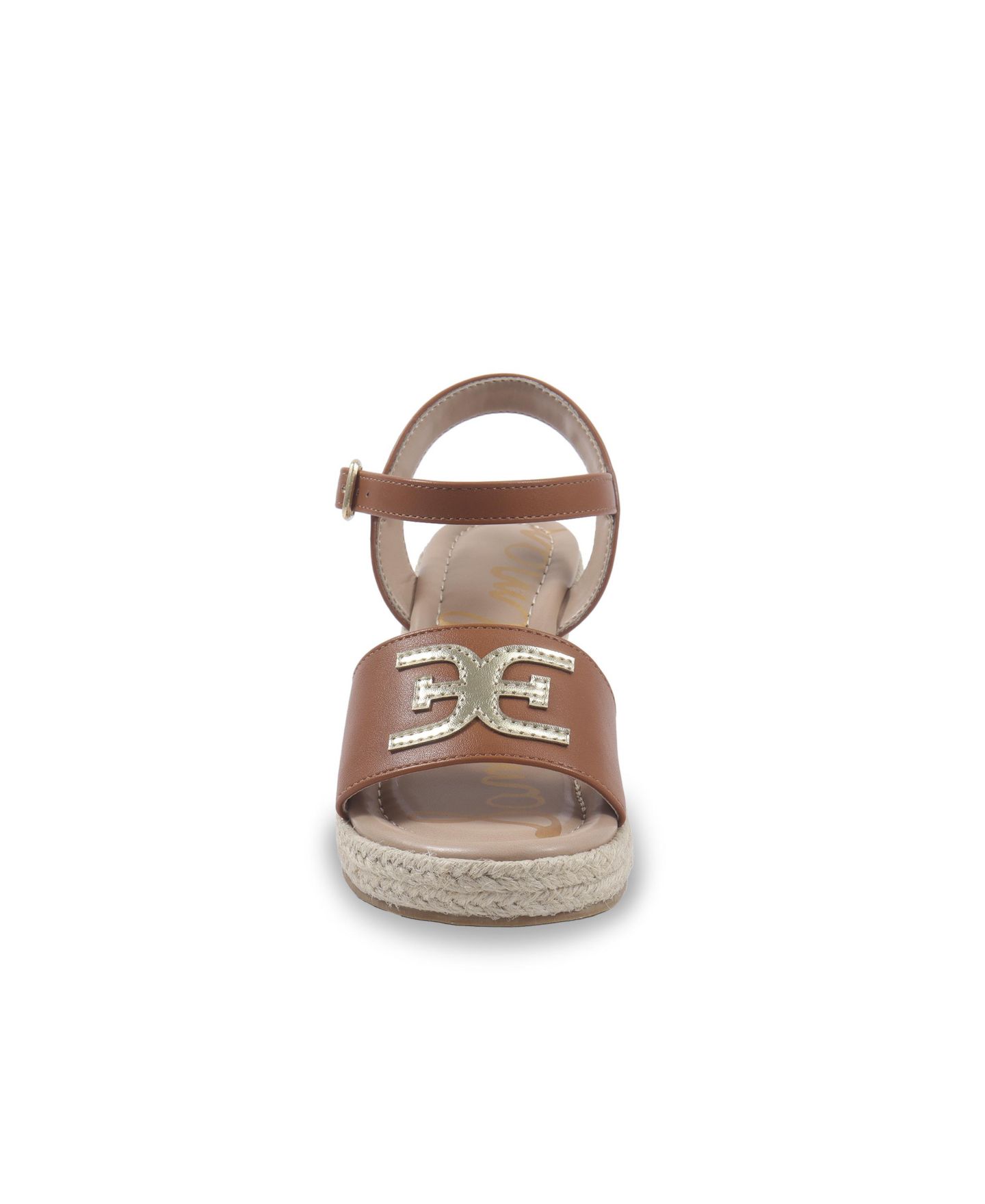 Сандалии Sam Edelman Lucia Band Espadrille Wedge Sandals для девочек, цвет: Коньячный — фото 3