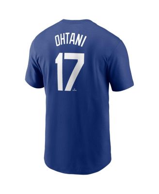 Men's Shohei Ohtani Royal Los Angeles Dodgers 2024 Fuse Name Number T-Shirt
