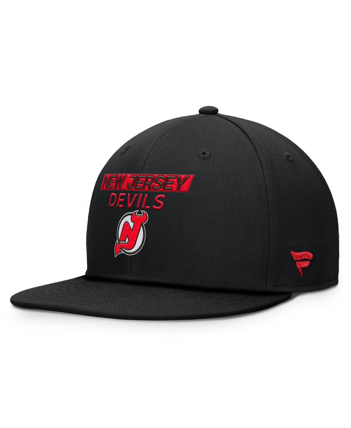 Fanatics Men's Black New Jersey Devils Authentic Pro Prime Snapback Hat In Black