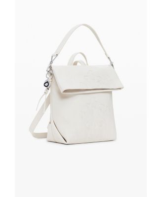 Women's Medium chrome flap backpack