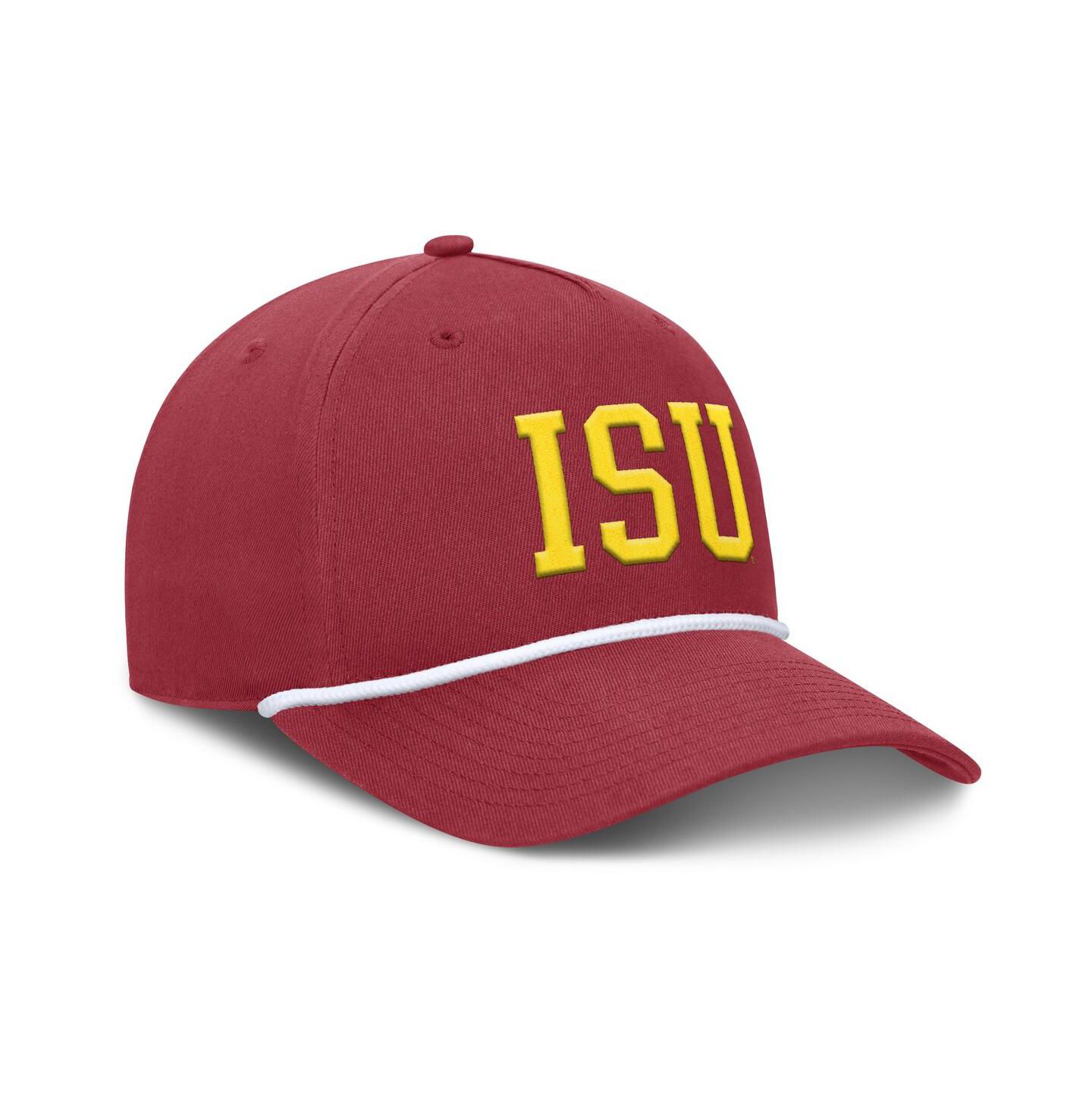 Мужская кепка Fanatics Cardinal Iowa State Cyclones Foul Ball Rope Adjustable Hat — фото 4