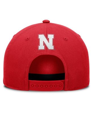 Men's Scarlet Nebraska Huskers Foul Ball Rope Adjustable Hat