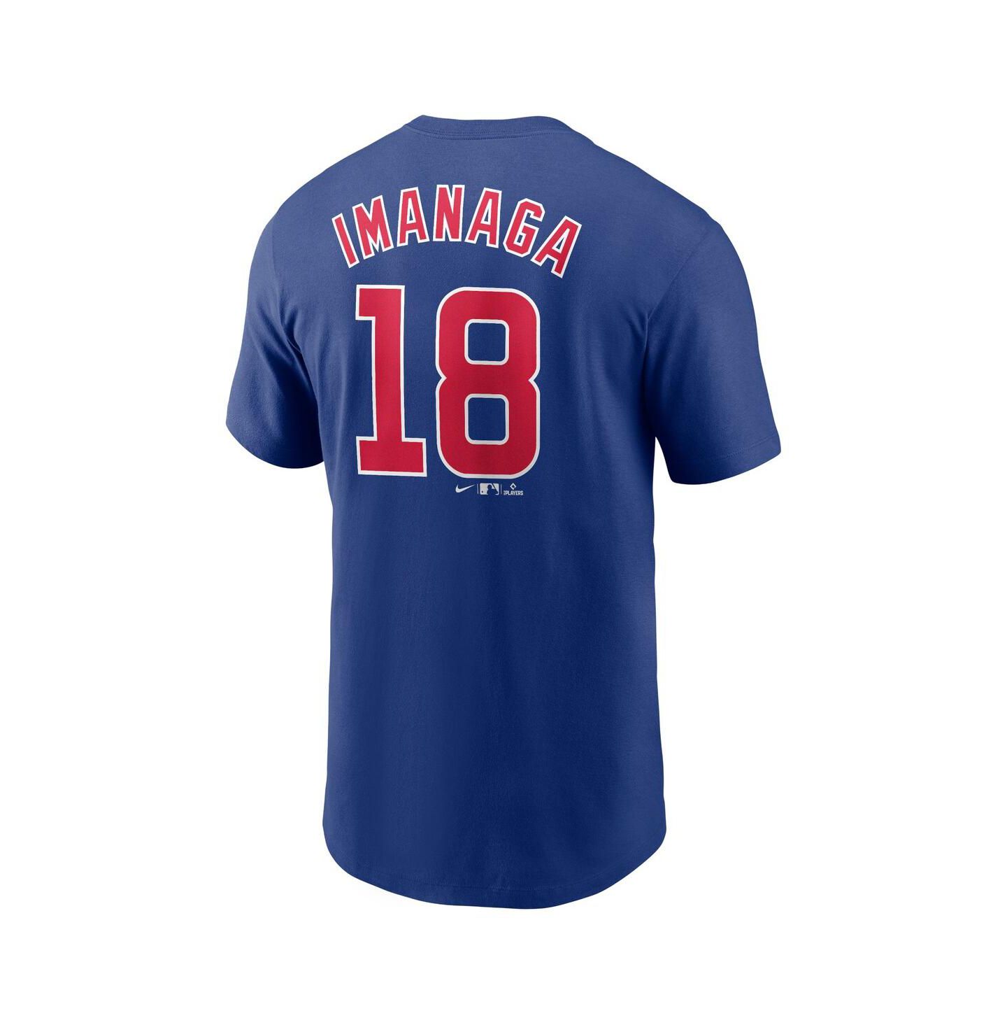 Мужская футболка Nike Shota Imanaga Royal Chicago Cubs Fuse Name & Number — фото 2