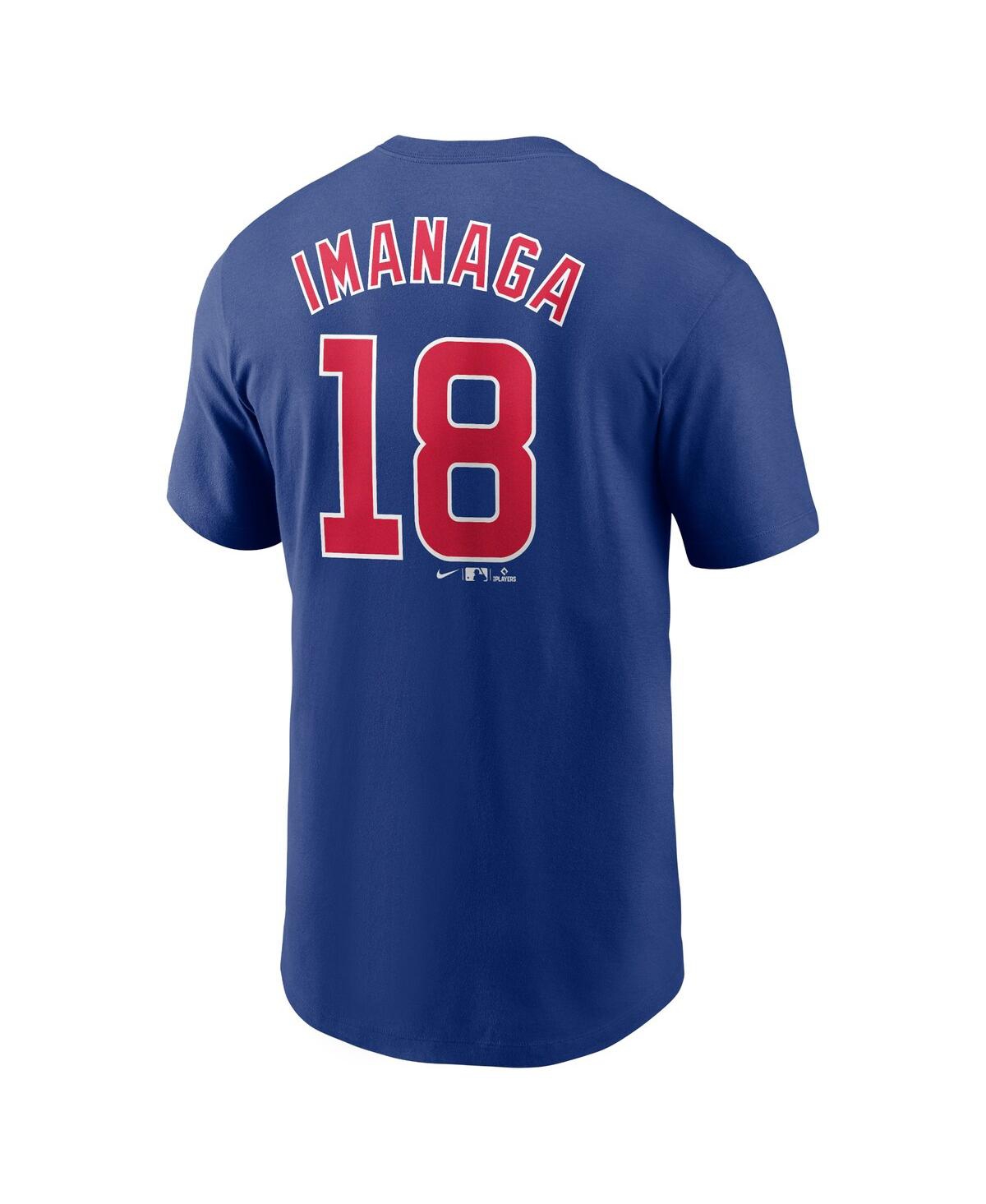 Nike Men's Shota Imanaga Royal Chicago Cubs 2025 Mlb World Tour: Tokyo Series Name Number T-shirt In Blue