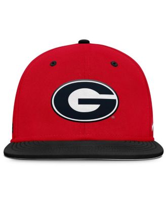 Men's Red Georgia Bulldogs On-Field Dugout True Performance Fitted Hat