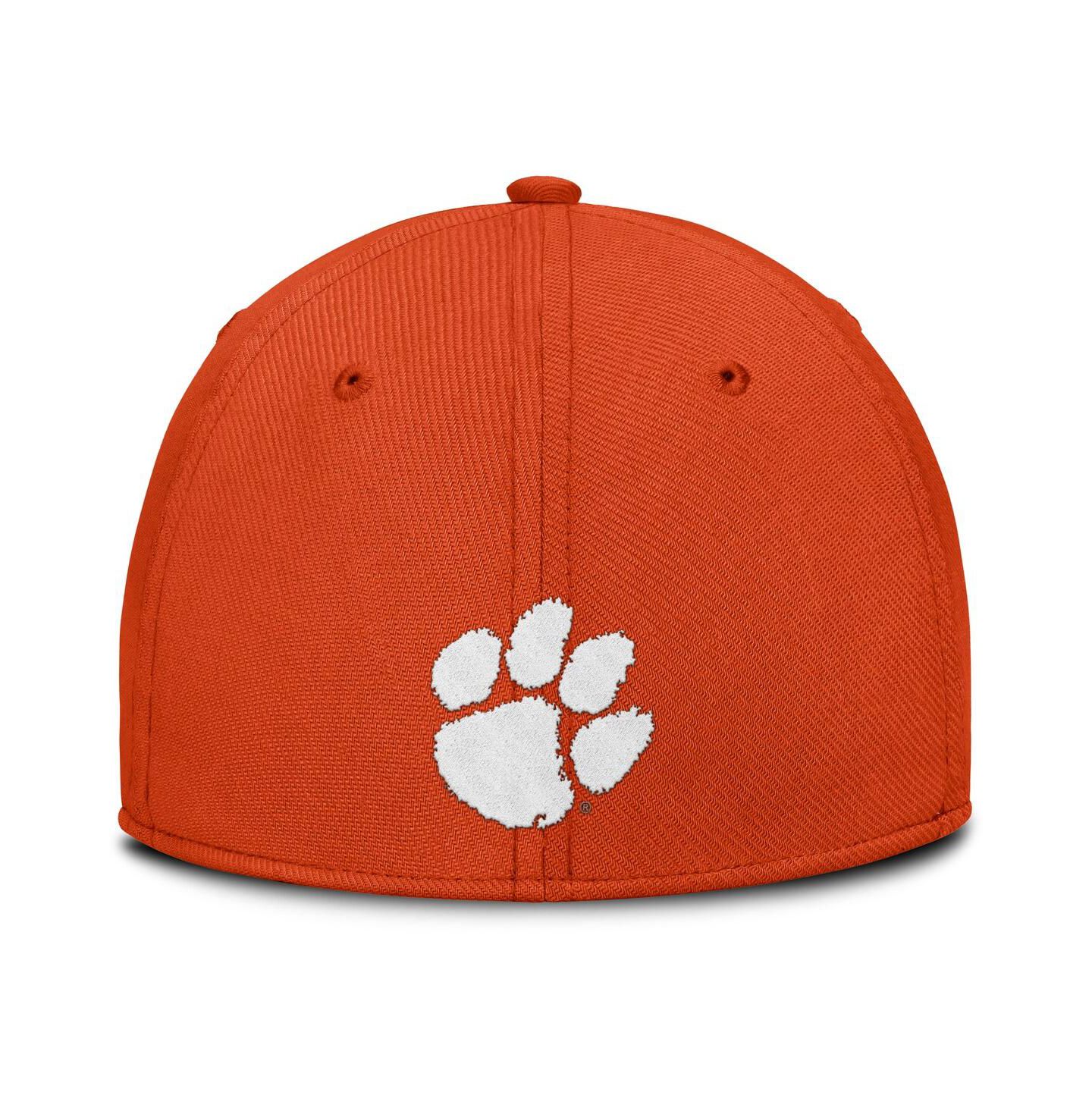 Мужская кепка Nike Orange Clemson Tigers Local Swoosh Flex Hat — фото 3