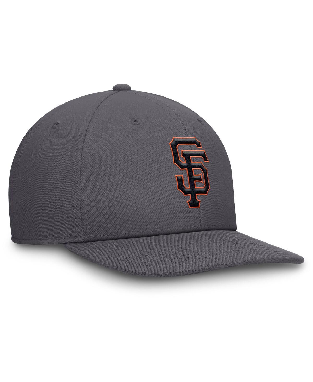 Nike Men's Gray San Francisco Giants Pro Performance Snapback Hat In Gray