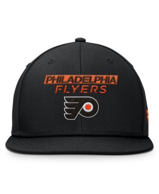Men's Black Philadelphia Flyers Authentic Pro Prime Snapback Hat
