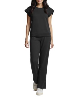 Women's Diana Crewneck Cap-Sleeve T-Shirt