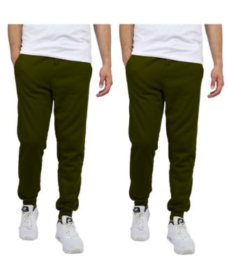 Men's 2-Pack Fleece-Lined Jogger Sweatpants