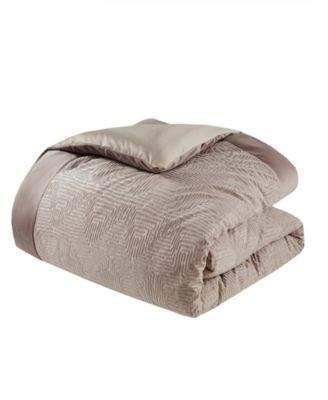 Pescal Oversized Velvet 9-Pc. Comforter Set, King/California King