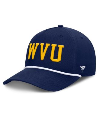 Fanatics - Men's  Navy West Virginia Mountaineers Foul Ball Rope Adjustable Hat