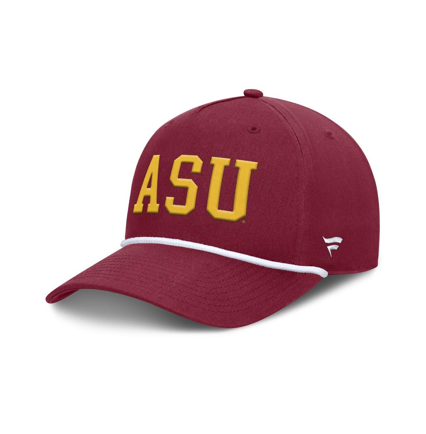 Мужская кепка Fanatics Maroon Arizona State Sun Devils Foul Ball Rope Adjustable Hat — фото 1