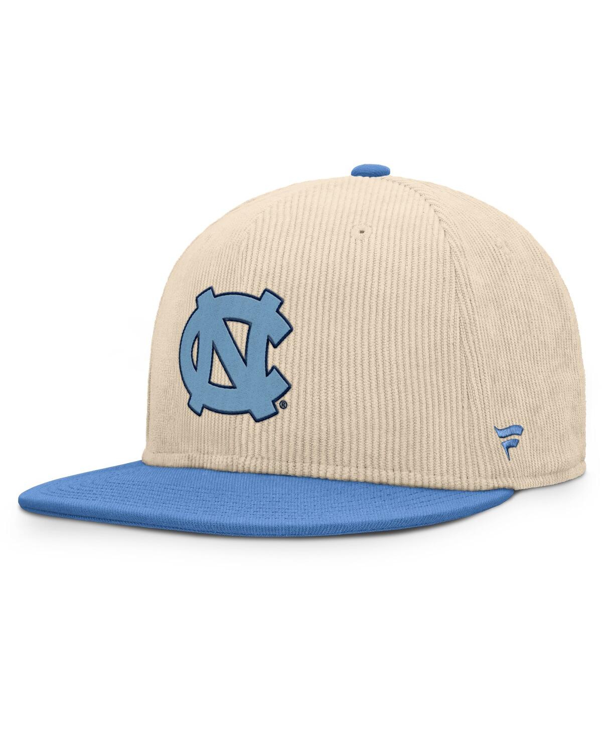 Fanatics Men's Tan North Carolina Tar Heels Catcher Snapback Hat In Tan