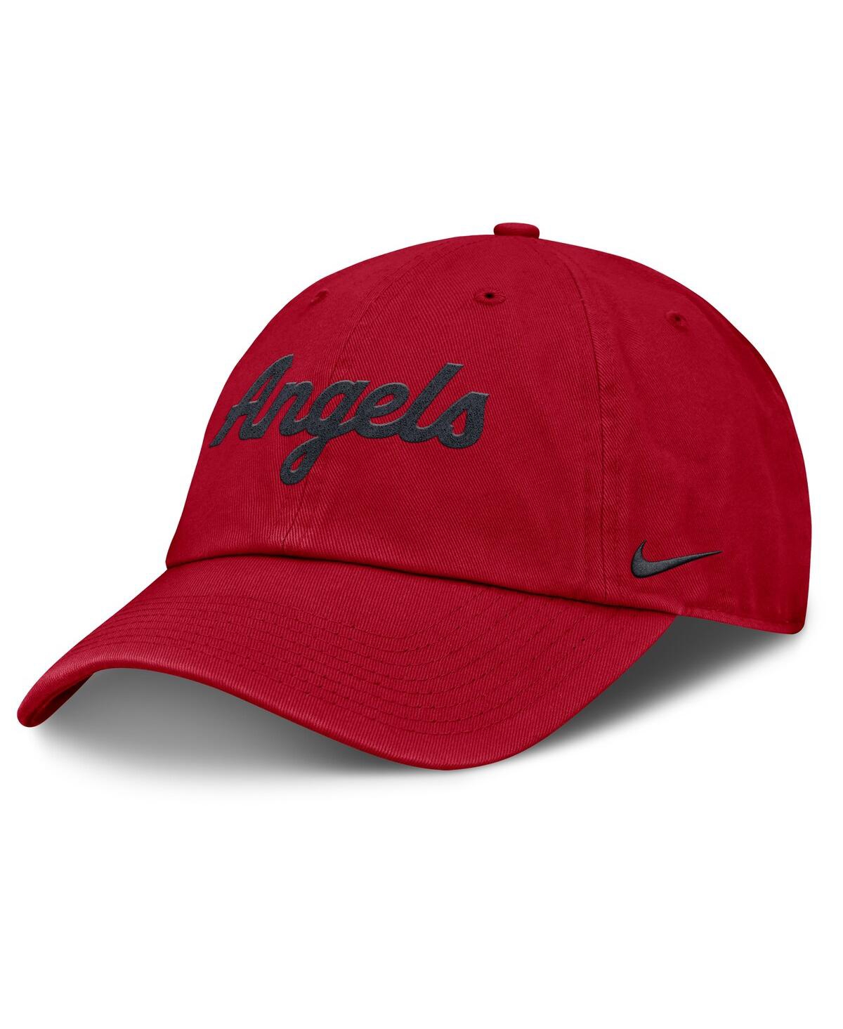 Nike Women's Red Los Angeles Angels Club Adjustable Hat In Red