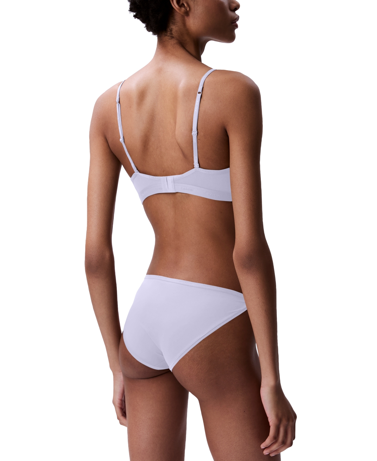 Calvin Klein Women's Ideal Micro String Bikini Underwear Qd5176 In Saltwater