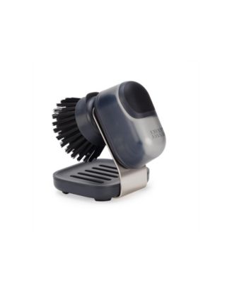 SinkTech 2-Piece Soap-dispensing Palm Brush with Storage Stand