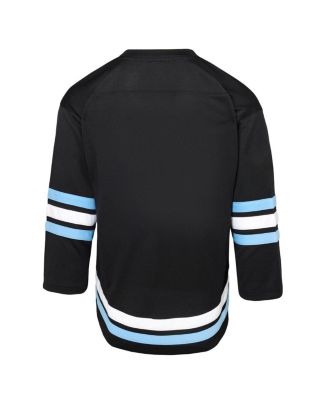 Big Boys and Girls Black Utah Hockey Club Replica Jersey