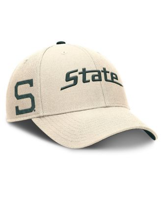 Nike - Men's  Natural Michigan State Spartans Primetime Rise Adjustable Hat