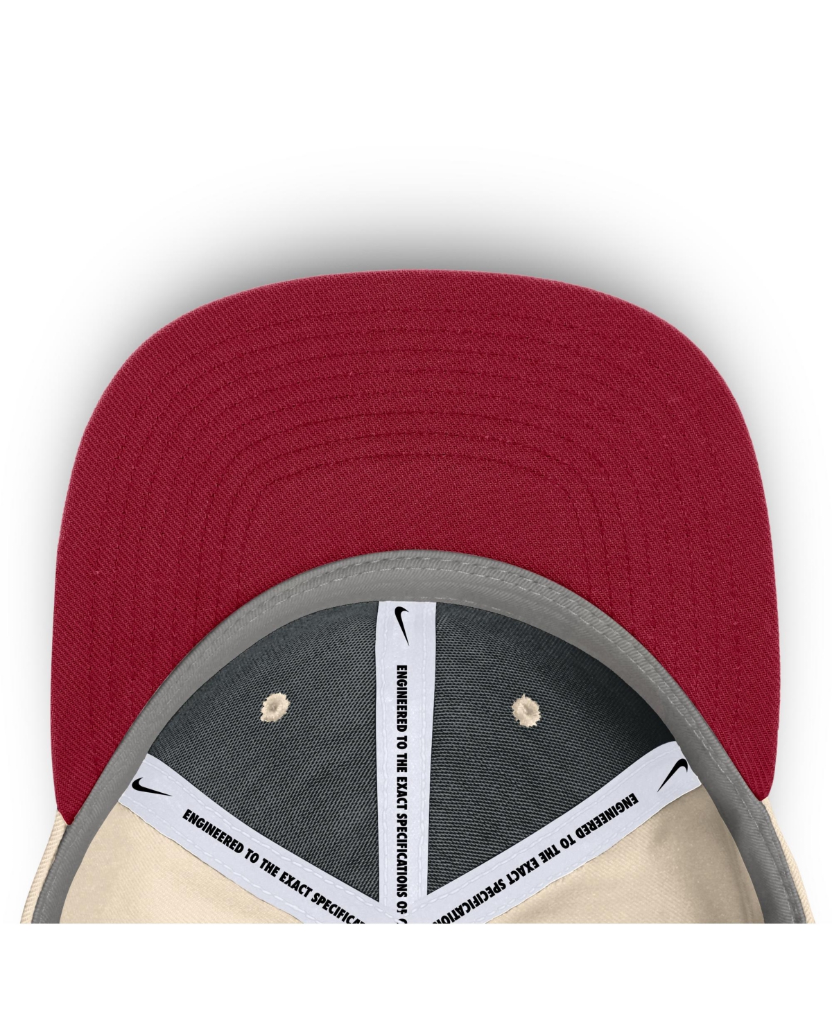 Nike Men's Natural Alabama Crimson Tide Primetime True Performance Fitted Hat In Natural
