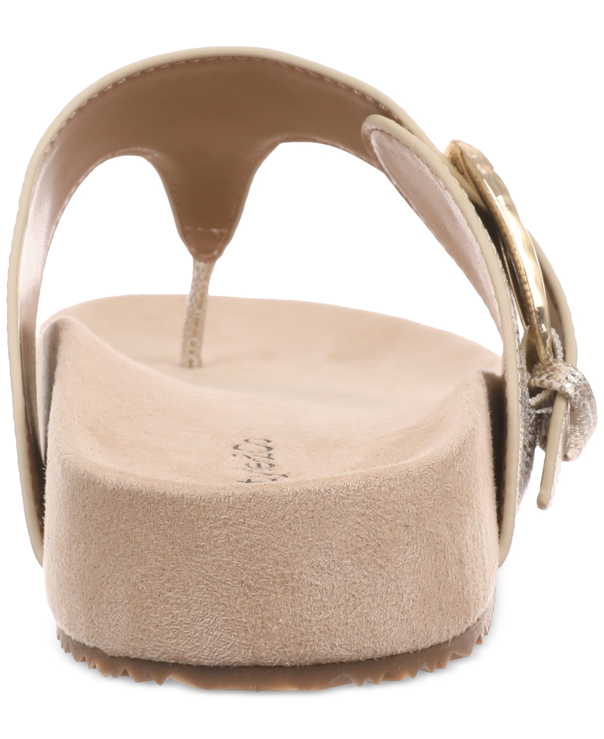 Style & Co Women's Zayaa Flat Sandals, Exclusively At Macy's In Platino