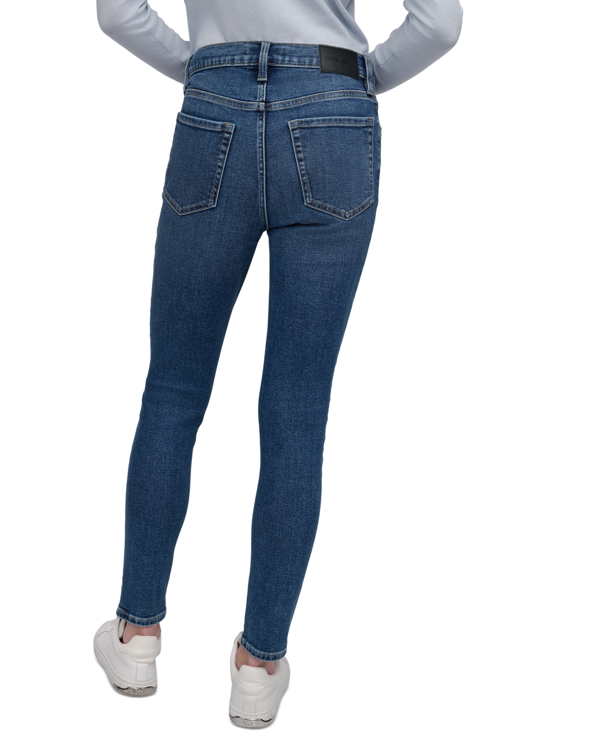 DKNY JEANS WOMEN'S MID RISE SKINNY JEANS 