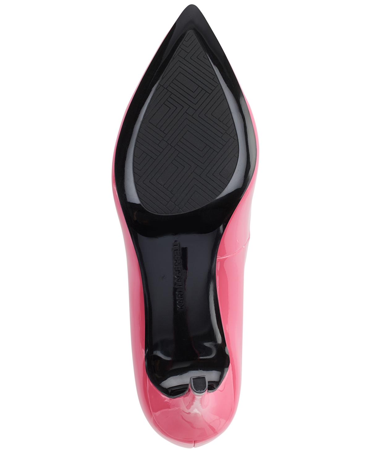 Karl Lagerfeld Royale Pointed Toe Pump In Teaberry