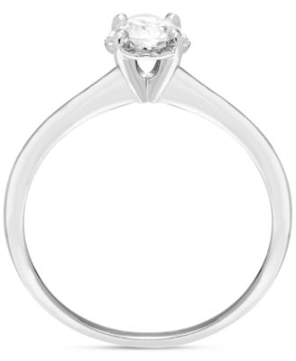 Diamond Solitaire Engagement Ring (1/4 ct. t.w.) in 14k White Gold