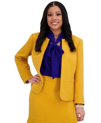 Kasper - Women's Open-Front Jacket, Regulaur & Plus Size