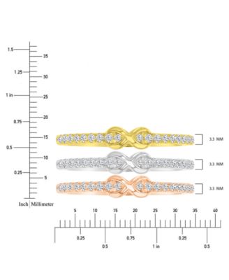 3-Pc. Set Cubic Zirconia Infinity Rings