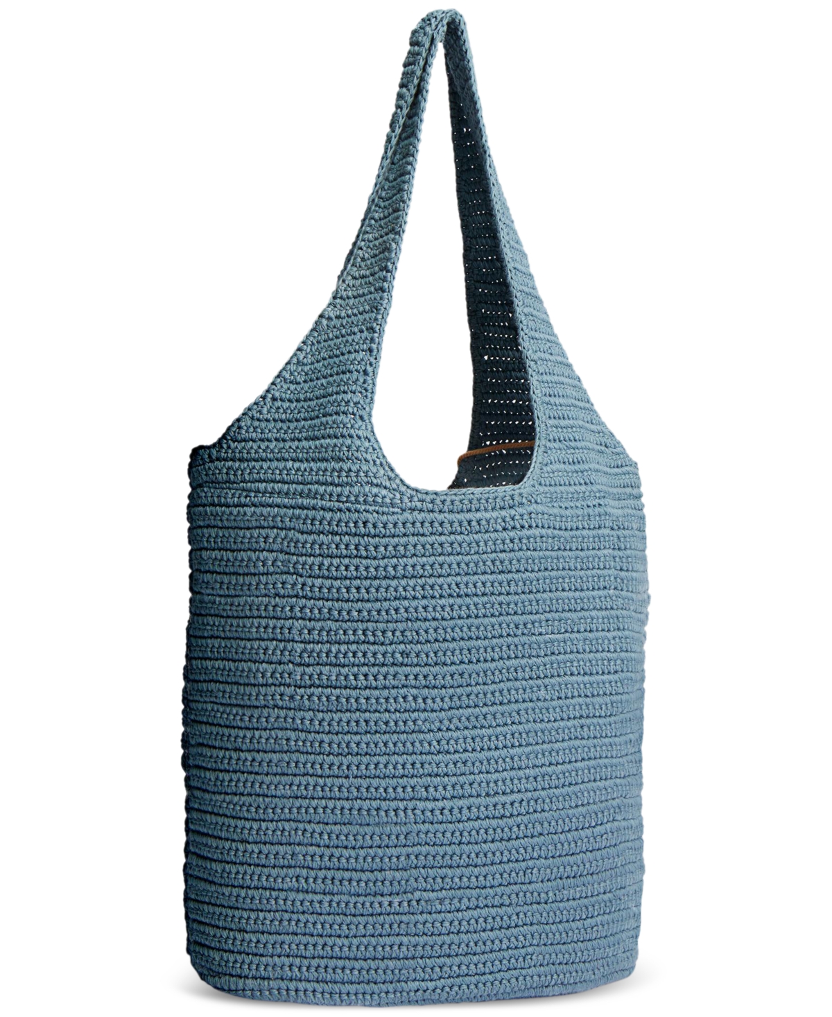 SAM EDELMAN APRIL NORTH SOUTH CROCHET LOGO TOTE 