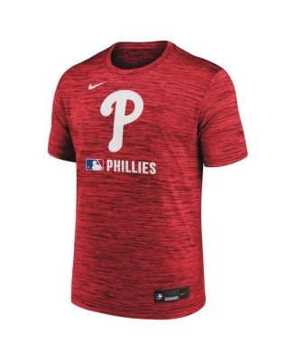 Men's Red Philadelphia Phillies Authentic Collection Velocity Performance Practice T-Shirt