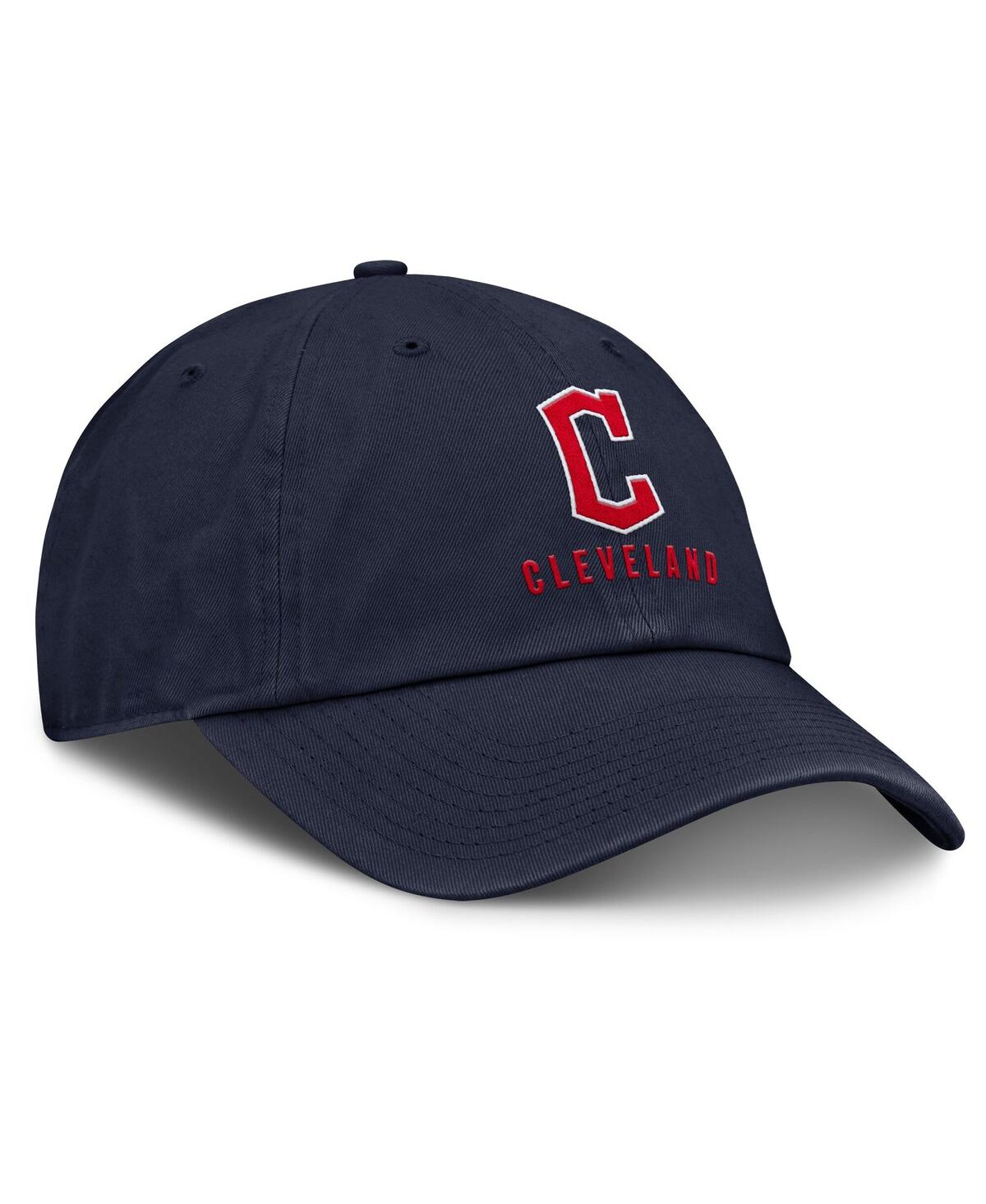 Nike Women's Navy Cleveland Guardians Club Adjustable Hat In Navy