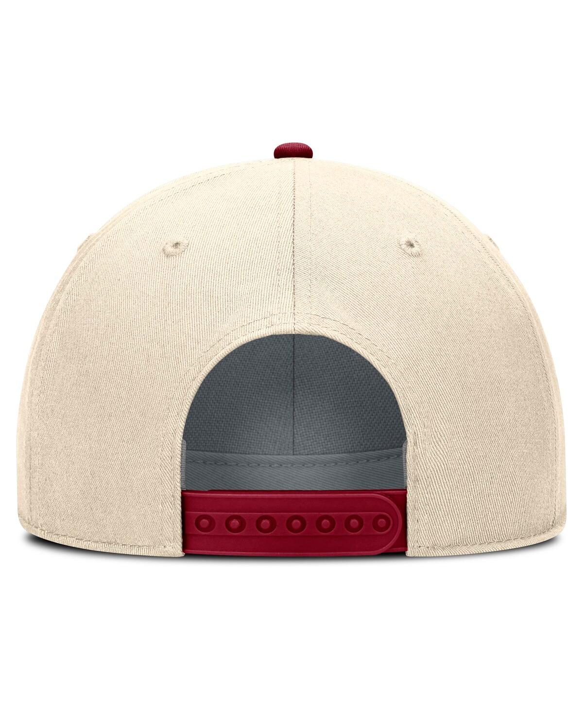 Nike Alabama Crimson Tide Primetime True  Men's Dri-fit College Fitted Hat In Natural