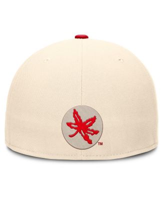 Men's Natural Ohio State Buckeyes Primetime True Performance Fitted Hat