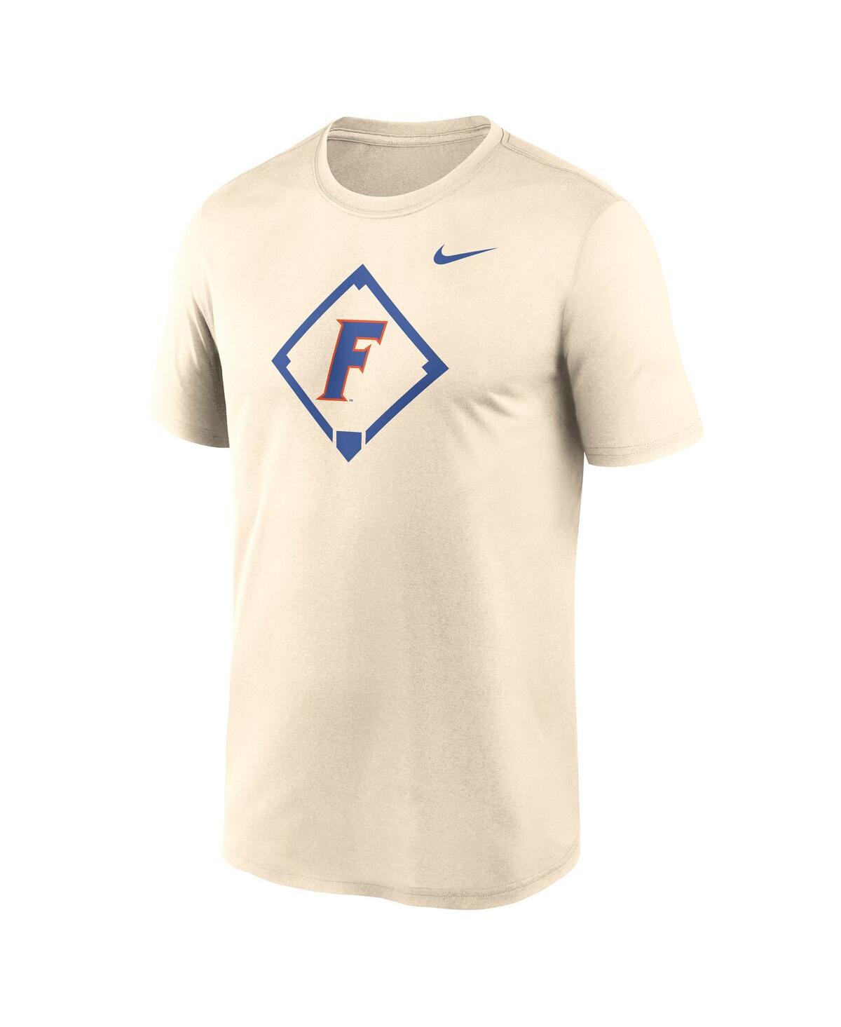 Nike Cream Florida Gators Legend Baseball Icon Performance T-shirt In Cream