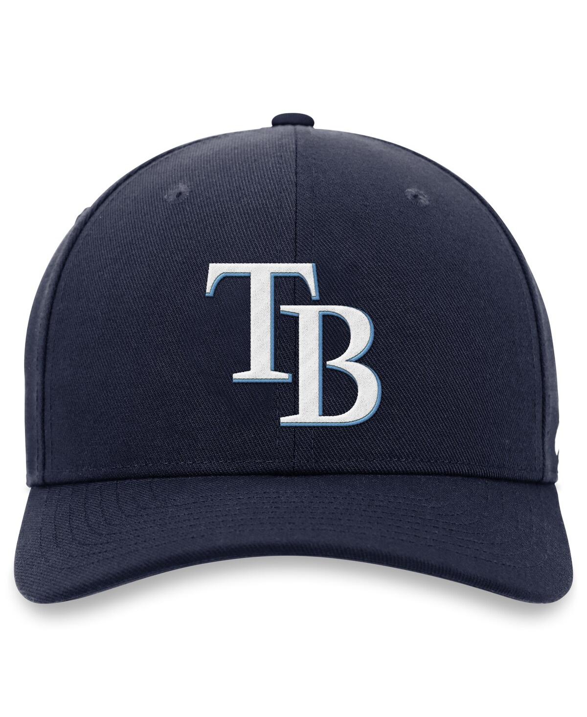 Nike Navy Tampa Bay Rays Performance Club Adjustable Hat In Blue